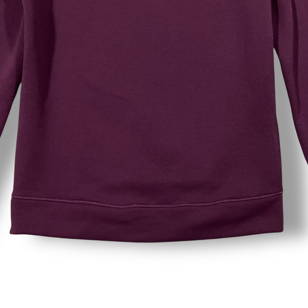 Lululemon Keep It Cozy Sweatshirt Sz 2 Crew Neck Fleece Purple Plum Athleisure - Picture 9 of 11